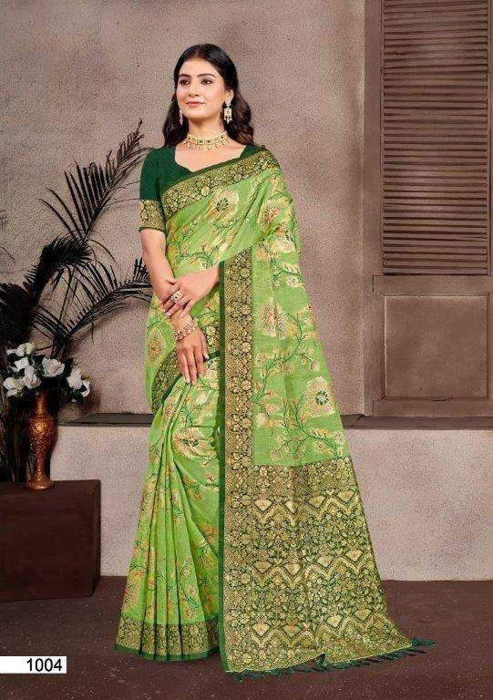 Bunawat Little Champ Pure Cotton Silk Sarees